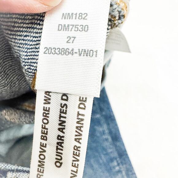 Madewell The Perfect Vintage Jean Med/Dark Wash Size 27 - Picture 7 of 10